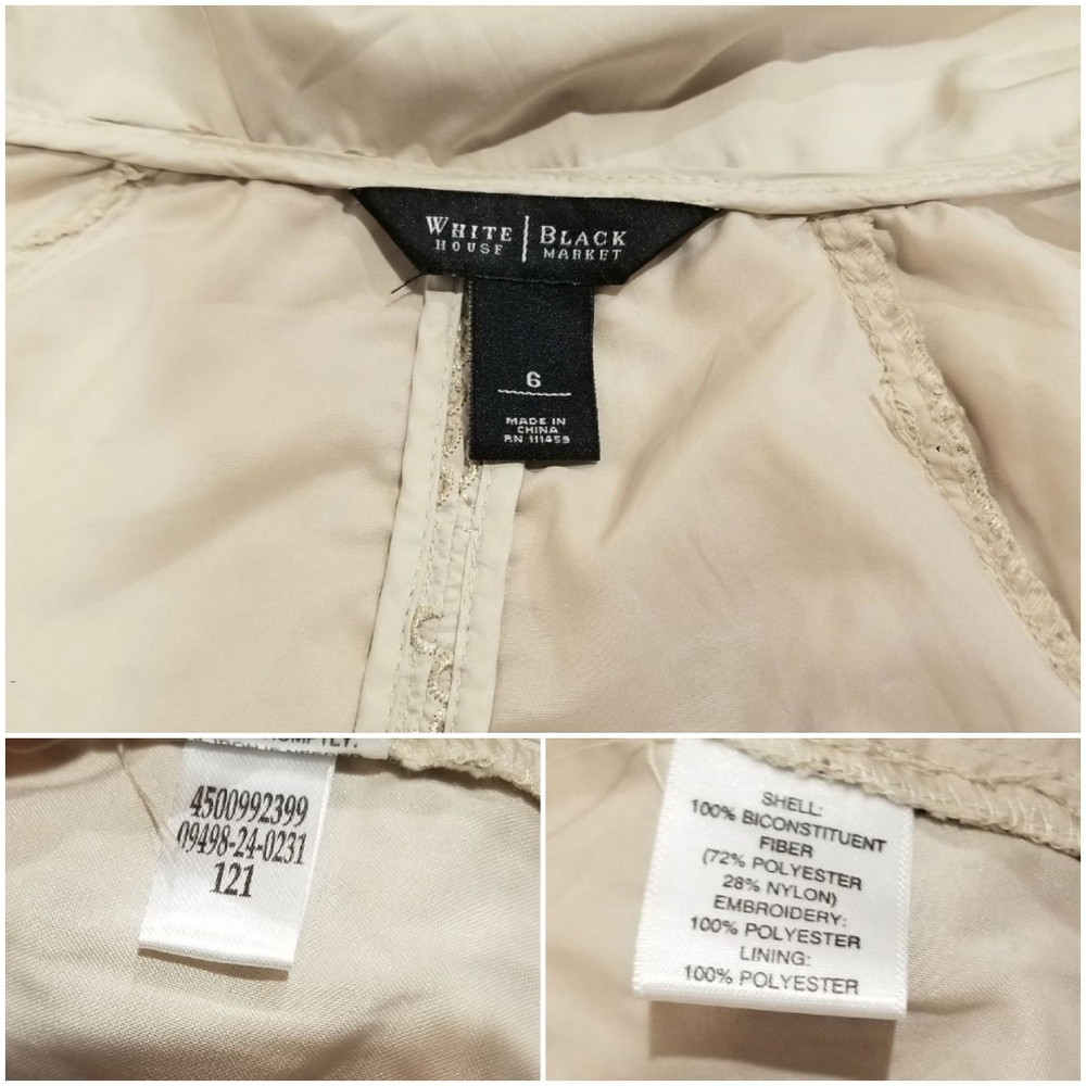 WHBM eyelet zip up jacket - Picture 7 of 9